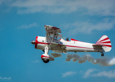 Gary Rower in his Stearman