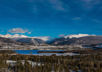 Winter Photo of Lake Dillon & Tenderfoot Mountain 01