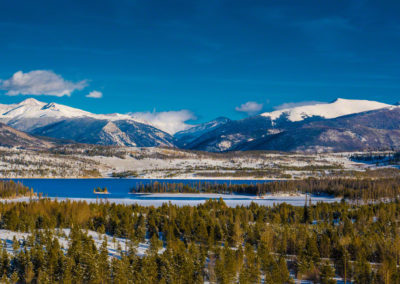 Winter Photo of Lake Dillon & Tenderfoot Mountain 02