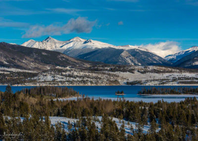 Winter Photo of Lake Dillon & Tenderfoot Mountain 05