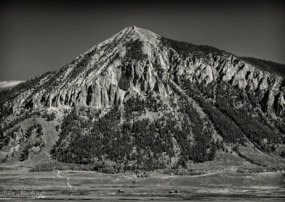 Crested Butte Colorado B&W