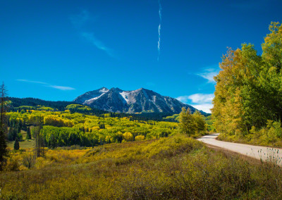 Fall Colors - Marcellina Mountain Kebler Pass Road in Colorado