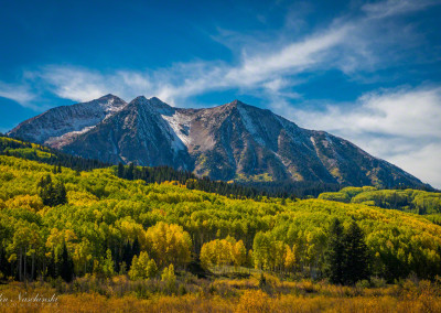 Marcellina Mountain Close Up - Kebler Pass Colorado