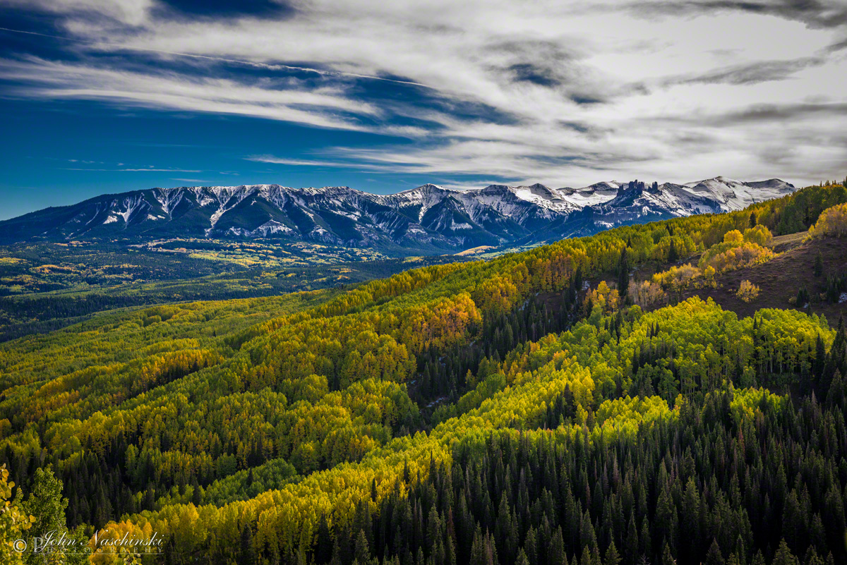 Fall Colors of West Elk Mountains & the Castles in Crested Butte