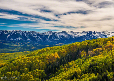 West Elk Mountains & The Castles Autumn Colors in Crested Butte Colorado