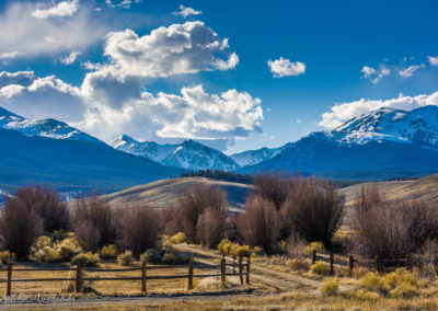 Road to Ranch Near Mt Elbert in Colorado