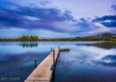 Boulder Colorado Lake Of The Pines Sunset - Twilight