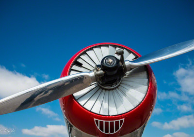Propeller Close Up & Blue Skies