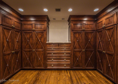 Luxury Denver Home Master Bathroom Closets for Him