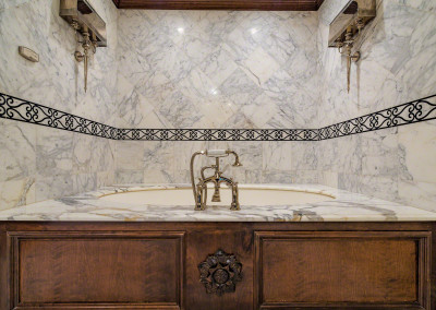 Luxury Denver Home Master Bathroom Marble Tub