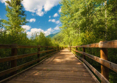 Pedestrian Bridge in Aspen Colorado