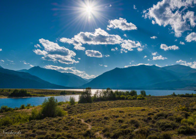 Scenic Vistas of Twin Lakes at Leadville Colorado