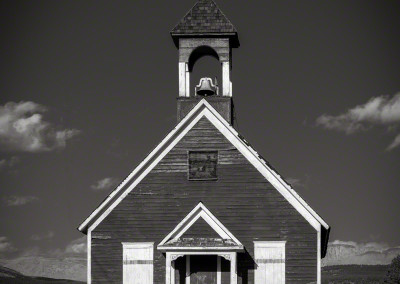 Old School House in Leadville CO - B&W