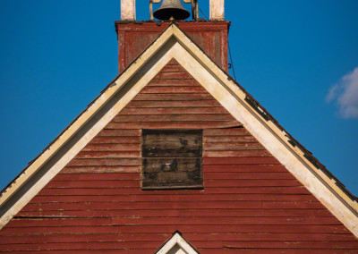 Close Up of Old School House in Leadville Colorado