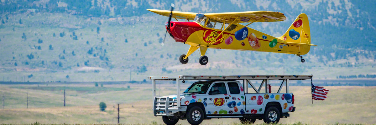 Photos of Jelly Belly Stunt Plane at Colorado Airshow