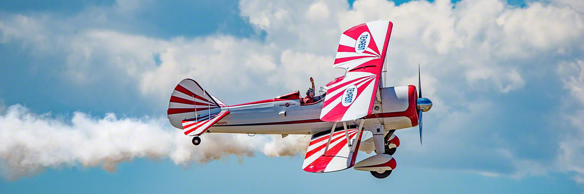 Photos of Boeing Stearman Biplane at Rocky Mountain Airshow