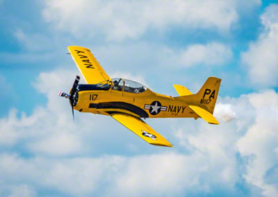 North American T-28 Trojan Photographed at Colorado Airshow