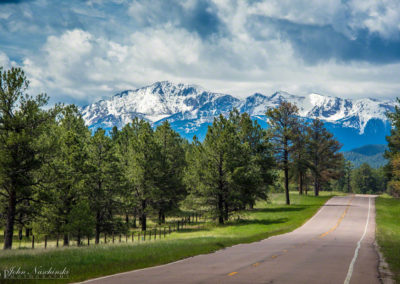 Photos of Pikes Peak from Colorado Highway 67 - 01