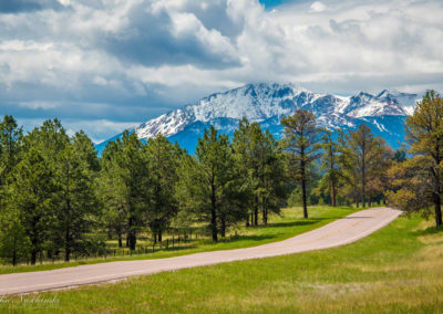 Photos of Pikes Peak from Colorado Highway 67 - 04