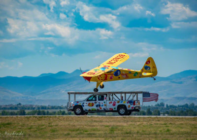 Jelly Belly Stunt Plane Performing One Wheel Touchdown 05