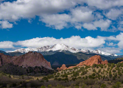 Panorama Pikes Peak Garden of the Gods Photo 08