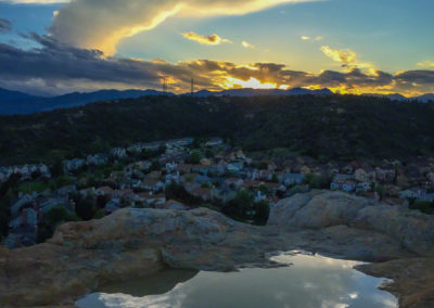 Photo of Pikes Reflection from Peak Ridgecrest Drive Colorado Springs