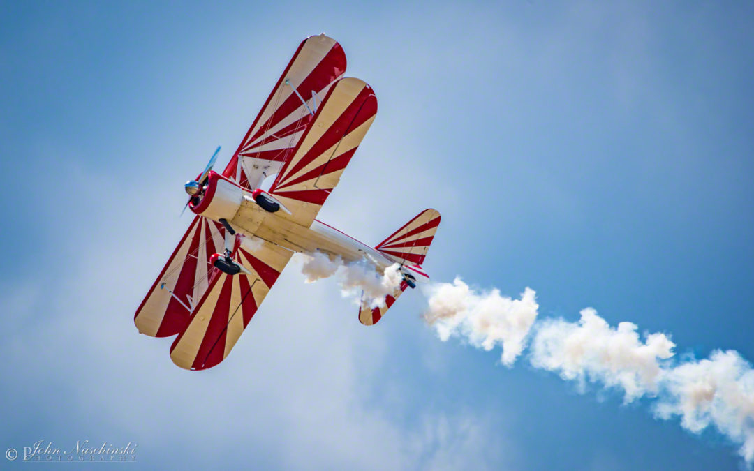 Photos of Boeing Stearman Biplane at Rocky Mountain Airshow