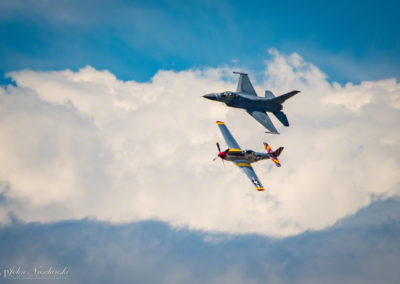 Heritage Flight of P51 Mustang February and F 16 Viper - Photo 01