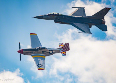 Heritage Flight of P51 Mustang February and F 16 Viper - Photo 04