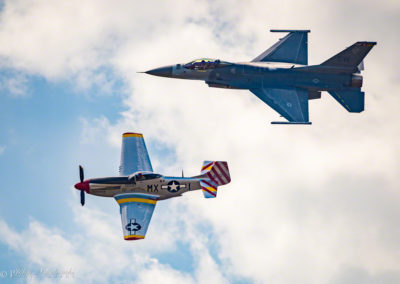 F-16 and P-51 Heritage Flight Photos Colorado Airshow