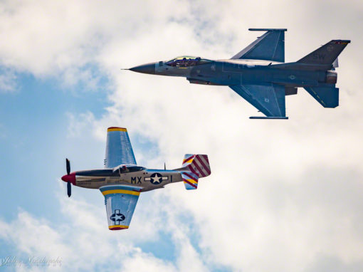 F-16 and P-51 Heritage Flight Photos Colorado Airshow