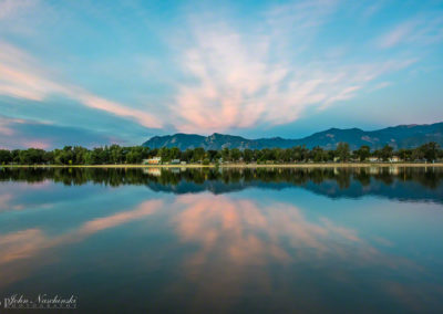 Morning Sunrise at Prospect Lake before Colorado Springs Balloon Lift Off - Photo 02