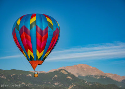 Pikes Peak and Colorado Springs Balloon Lift Off Photo - 39