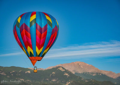 Pikes Peak and Colorado Springs Balloon Lift Off Photo - 41