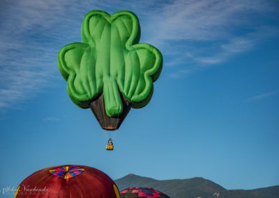 Irish Shamrock Balloon at Colorado Springs Balloon Lift Off Photo - 67