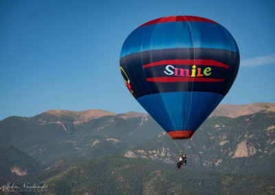 Disney Smile Single Seat Balloon at Colorado Springs Balloon Lift Off Photo - 82