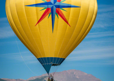 Pikes Peak and Colorado Springs Balloon Lift Off Photo - 97