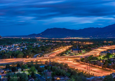 Evening Photo of Cheyenne Mountain Colorado Springs