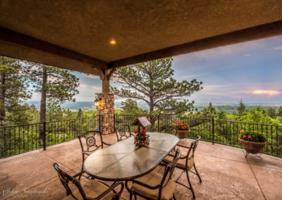 Luxury Home Deck View of Colorado Springs