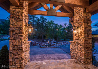 View from Front Entrance Luxury Home in Colorado Springs 01