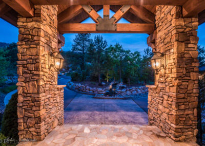 View from Front Entrance Luxury Home in Colorado Springs 02