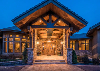 Front Entrance Luxury Home in Colorado Springs 01