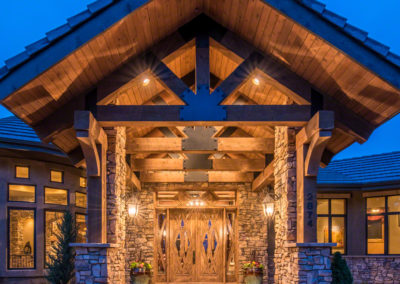 Front Entrance Luxury Home in Colorado Springs 02