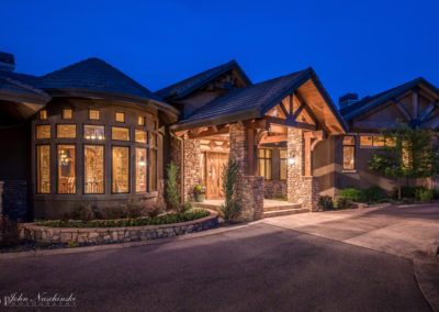 Twilight Photo of Luxury Home in Colorado Springs 01