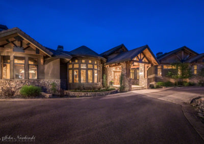 Twilight Photo of Luxury Home in Colorado Springs 03