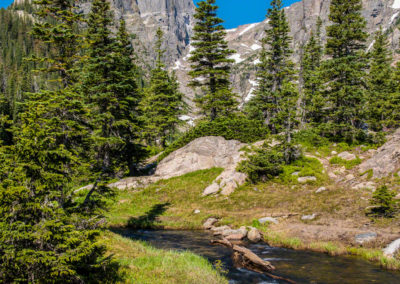 Hallett Peak and Dream Lake Stream