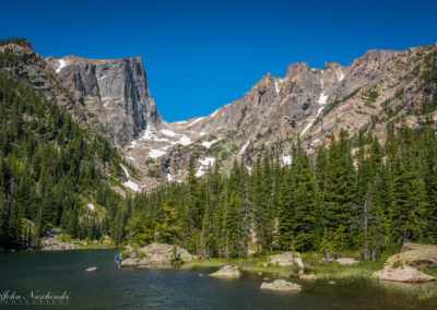 Fly Fishing on Dream Lake RMNP