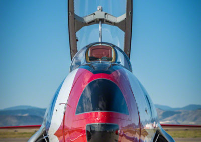Thunderbirds T-33A on Display at Rocky Mountain Airshow - Photo 01