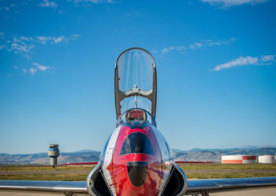 Thunderbirds T-33A on Display at Rocky Mountain Airshow - Photo 02