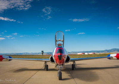 Thunderbirds T-33A on Display at Rocky Mountain Airshow - Photo 04